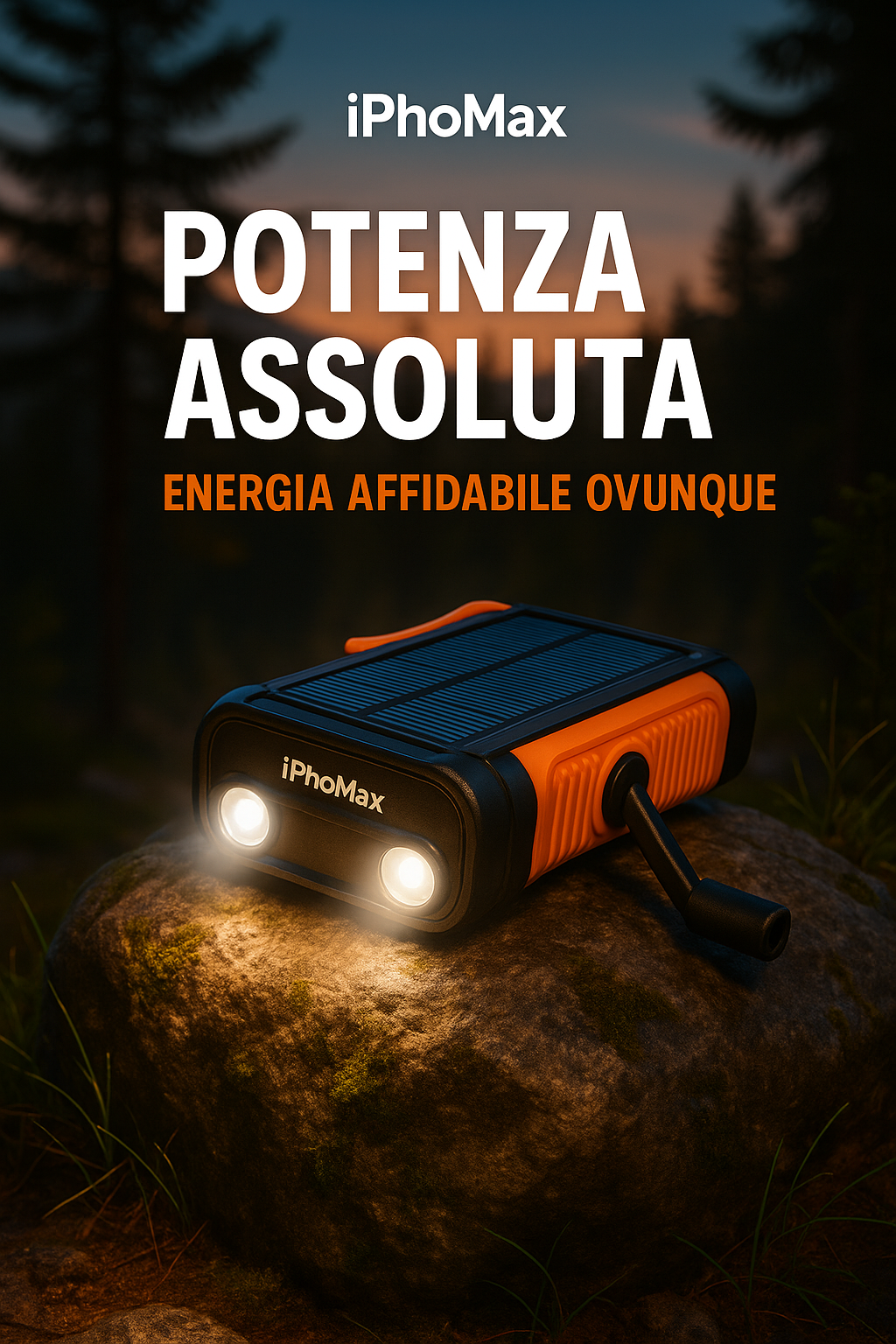IphoMax Power Bank Solare Wireless