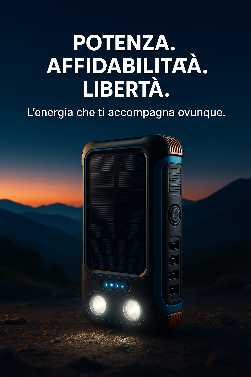 IphoMax Power Bank Solare Wireless